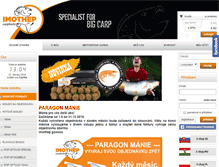 Tablet Screenshot of imothep-baits.cz